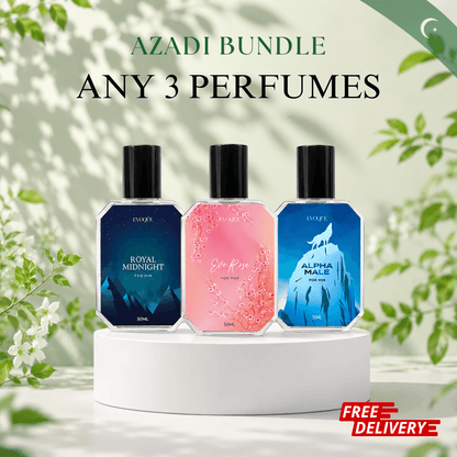 Azadi Bundle  — Any 3 Perfumes | Rs 5,999 | Free Delivery