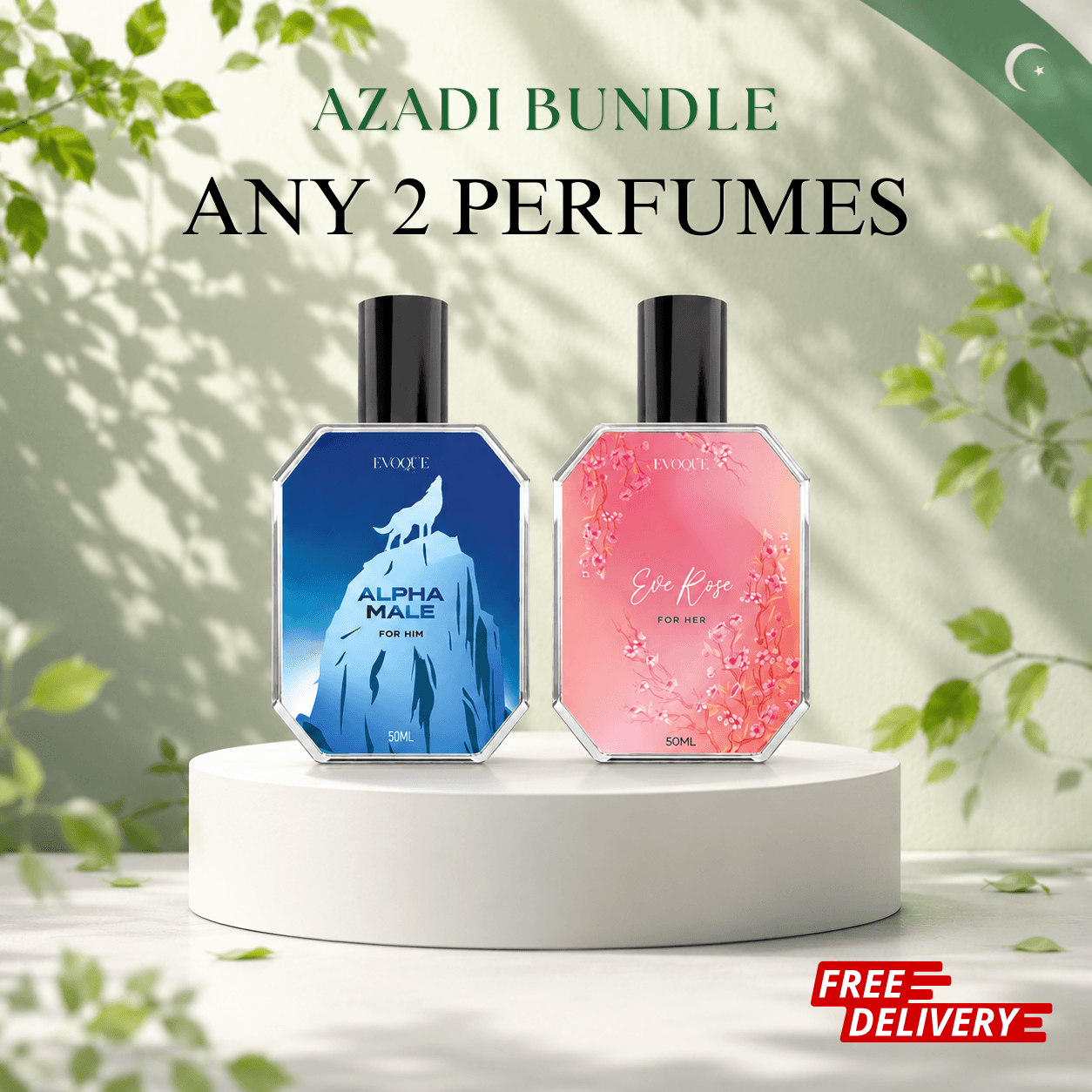 Azadi Bundle — Any 2 Perfumes | Rs 4,500 | Free Delivery