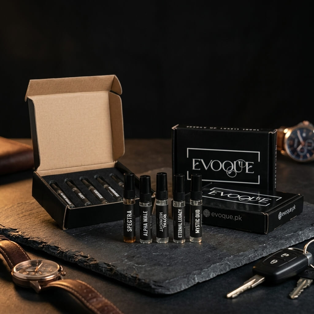 Evoque Men's Tester Kit – 5 Signature Scents